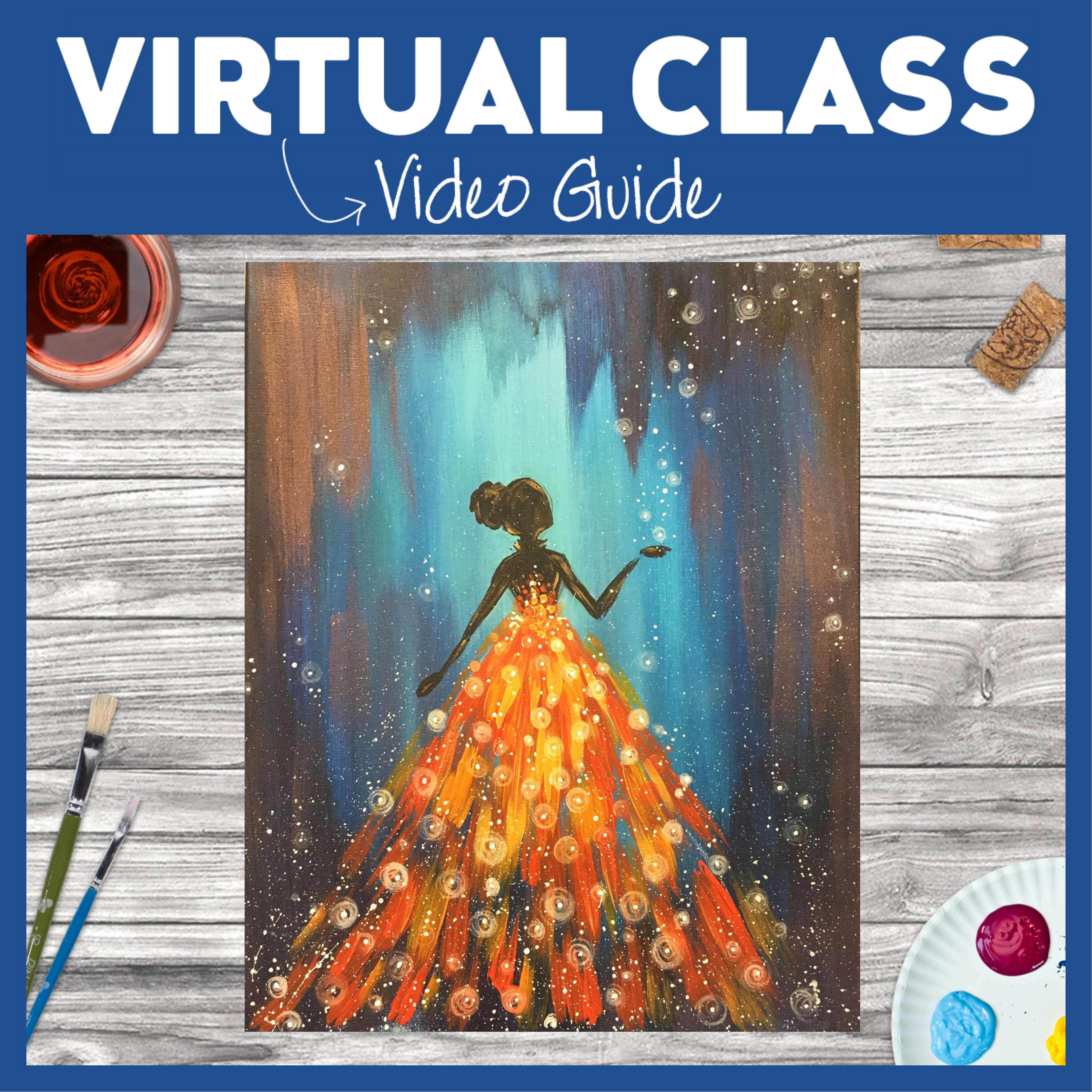 Pre-recorded virtual event. Supplies included option